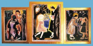 The Curtsey Triptych 1972