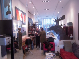 Charles & Shirley Thomson in his studio Nov 08